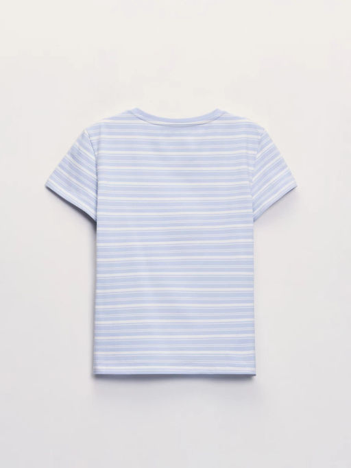 Футболка прилегающего силуэта в полоску ZR2605013409-252 / Zarina