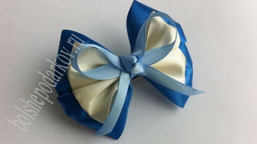 Лента атласная 1 см*25 ярд (10 бобин) SF-1361, молочный №042 - No name фото 2