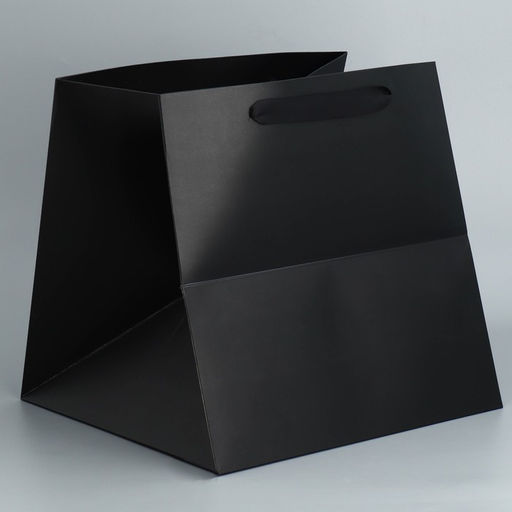 Пакет подарочный квадратный, упаковка, «Present», 30×30×30 см