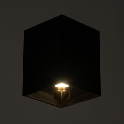 Светильник «Кубик» LED 4000К 10 Вт DIM220 черный золото 7.5×7.5×9.5 см