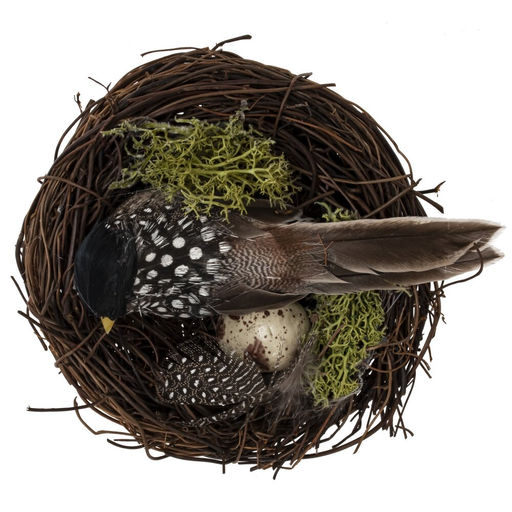 Набор из 2-х изделий декоративных "Пасхальная композиция" (3*4), L19,5 W12 H5 см