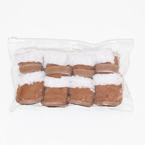 Ботинки Унты, набор 4 шт, размер 4 (подошва 6,5 х 4,7 см), коричневые - Simaland фото 5