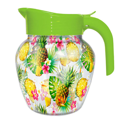 Кувшин для напитков 1,5л декорированный Ананас 107-017