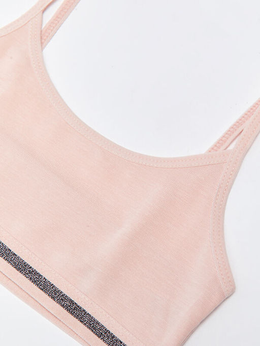 Basic Pamuklu K?z ?ocuk B?stiyer 2li - Waikiki фото 3