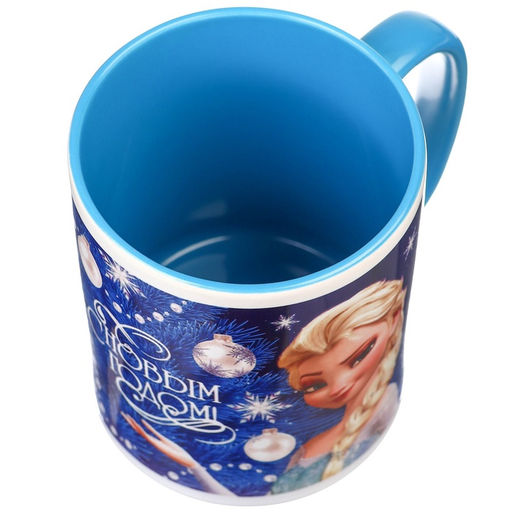 Кружка керамическая «С Новым годом!» 320 мл, Холодное сердце, МИКС