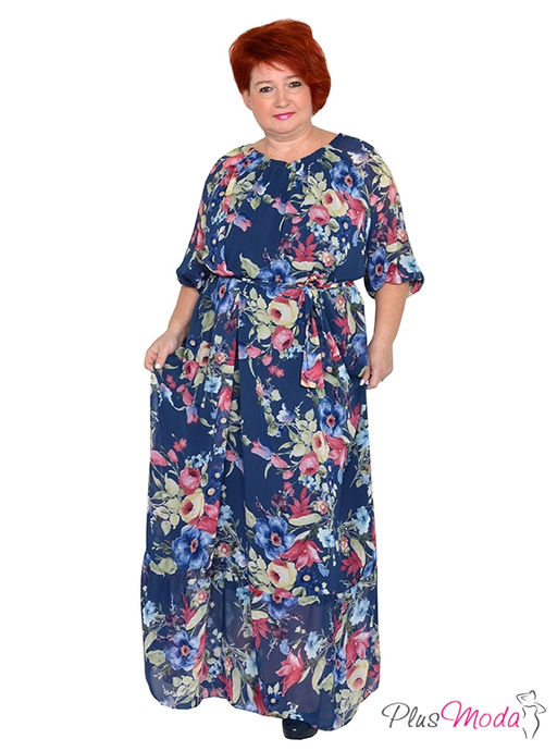 Платье Модель №1559 размеры 44-84 - Plusmoda фото 2