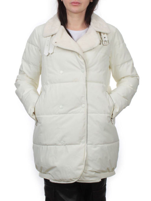 S24-236 MILK Куртка демисезонная женская (100 гр. холлофайбер) - Fashion фото 3