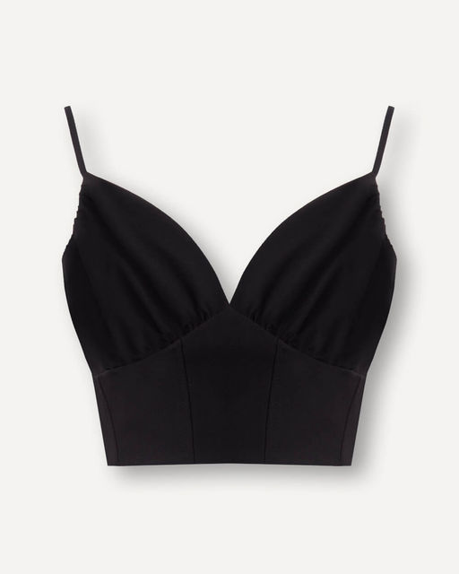 Укороченная блузка-топ корсетного кроя - Incity фото 2