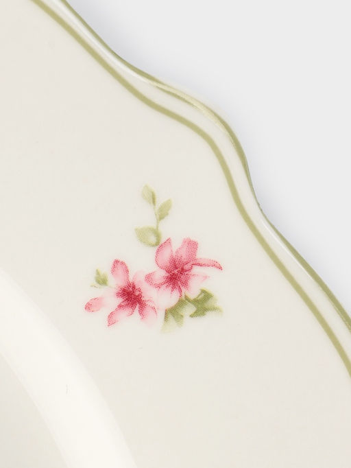 Тарелка WY Spring flowers, d=20 см, фарфор, белая