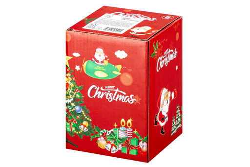 Новогодний шар со снегом 8*8*12,5 см Дед Мороз с подарками музыкальный, с подсветкой - Elan gallery фото 8