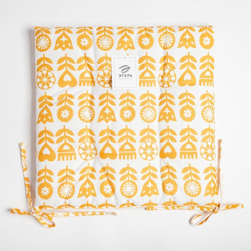 Подушка на стул Этель Yellow garden, 42?42 см