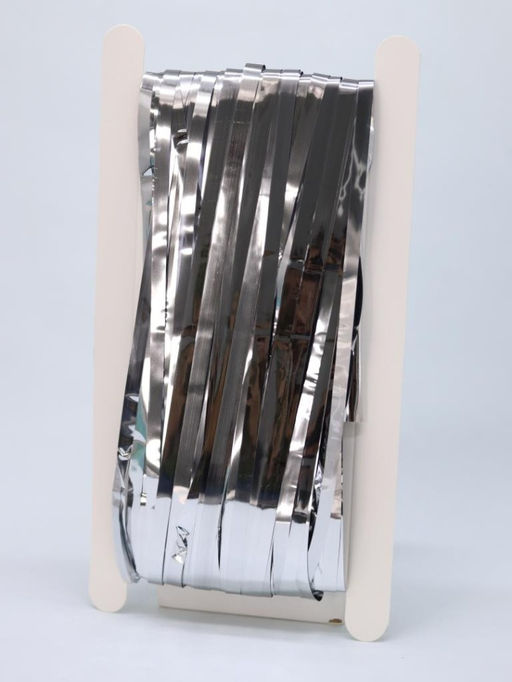 Праздничный занавес, дождик для фотозоны "Rain", silver (100*200 см)