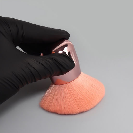 Кисть для смахивания опила, d=4×8.5 см, розовая