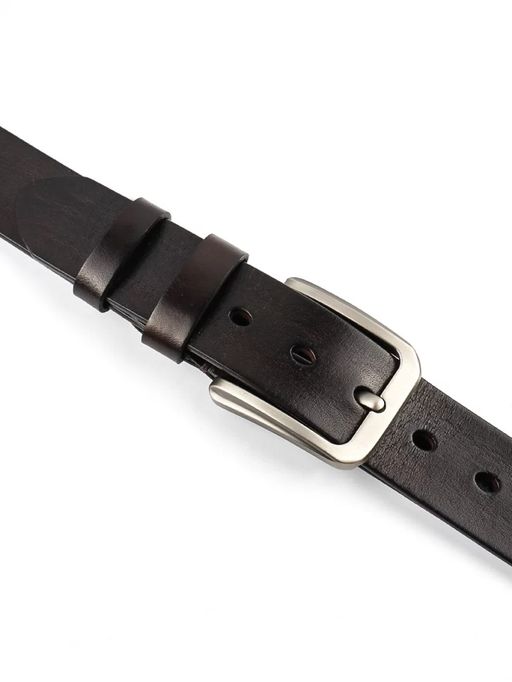 Мужской кожаный ремень Dierhoff ДРК 3055/1-40 Коричневый