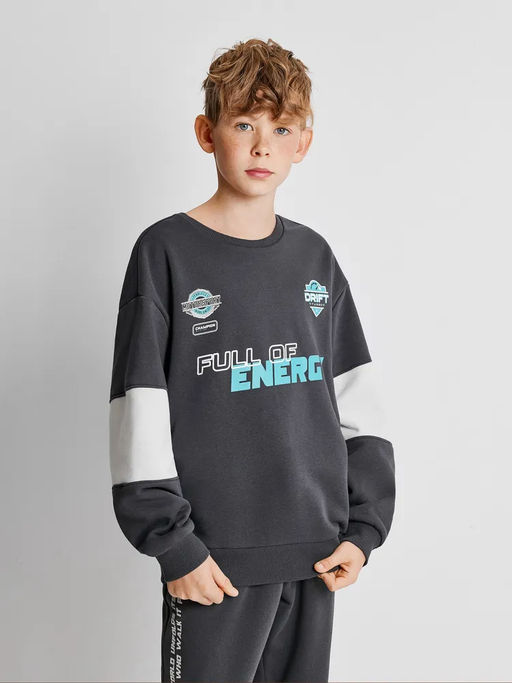 ACOOLA / Джемпер детский для мальчиков Faramir темно-серый  фото 4