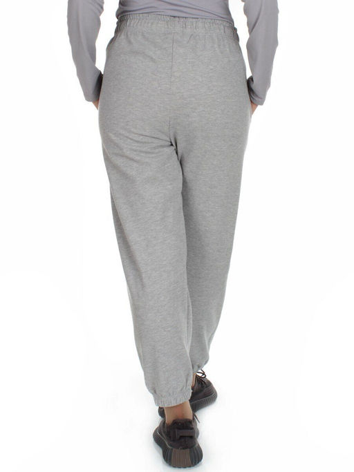 J-01 GRAY Брюки спортивные женские (85% хлопок, 15% полиэстер)