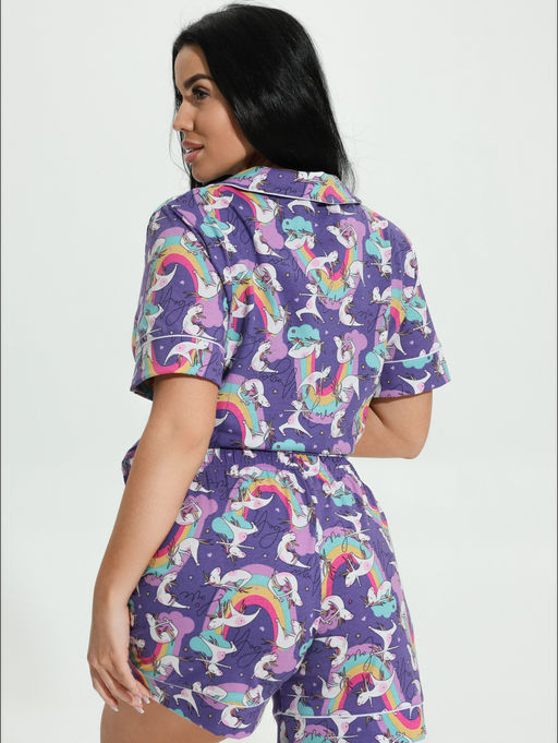 Нимфа пижама женская (фиолетовый) - Lovetex фото 5