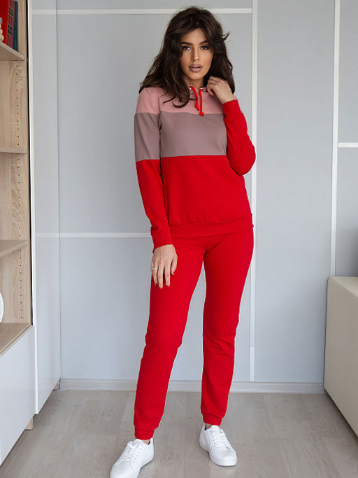 РАСПРОДАЖА Костюм Токио_36/Ярко-красный - Ihomelux фото 16