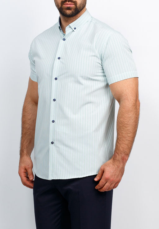 Сорочка мужская короткий рукав GREG 141/109/526/Z/b/1  фото 8