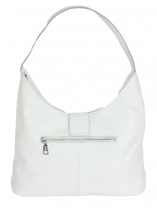 Сумка женская натуральная кожа JRP-2046-9, 1отд+карм/пер, плечевой ремень, белый SALE 264370 - Adelia фото 2