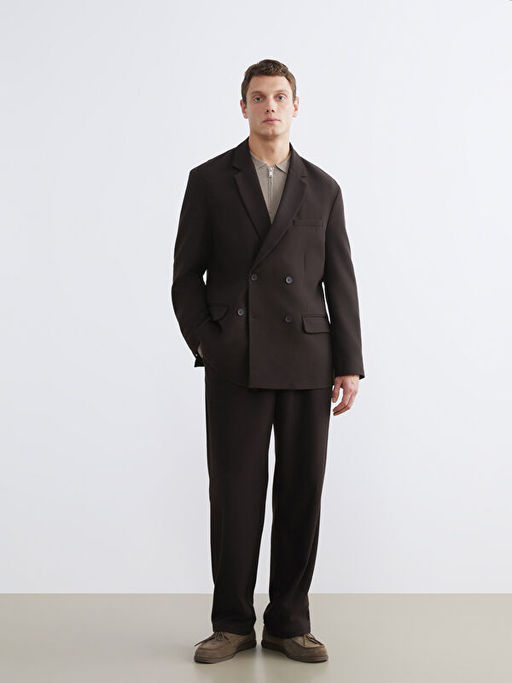 Standart Kal?p Erkek Blazer Ceket