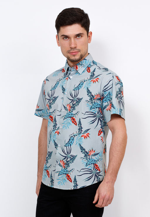 Сорочка мужская короткий рукав CASINO c323/05/5892/Z/C/1  фото 6