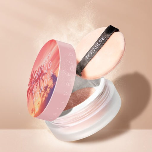 FOCALLURE Пудра для лица рассыпчатая Filtered Light Setting Powder тон 01, 8,5 г  фото 5