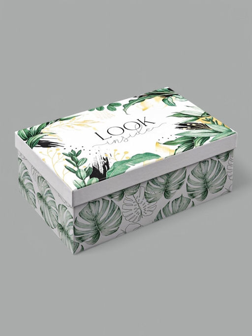 Набор коробок 10 в 1, упаковка подарочная, GREEN, 12?7?4 - 32.5?20?12.5 см