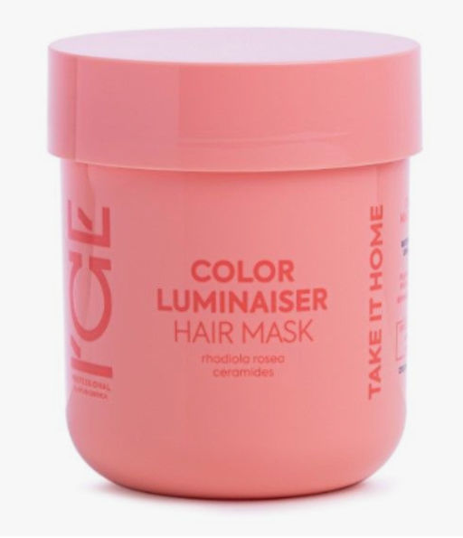 "NS" ICE Professional/ Home/ Color Luminaiser/ Маска д/окраш.волос Ламинирующая 200мл банка