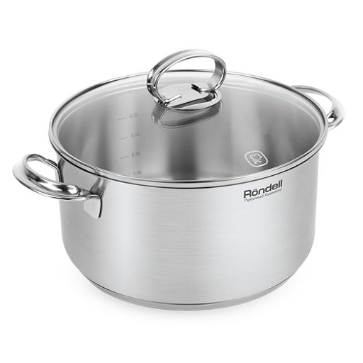 Кастрюля с/кр 24 см 5,1 л Zart RDS-1227 (ST) /RONDELL/