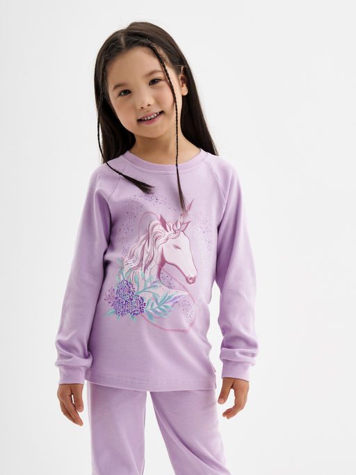 Сиреневая пижама для девочки с единорогом - Kogankids фото 13