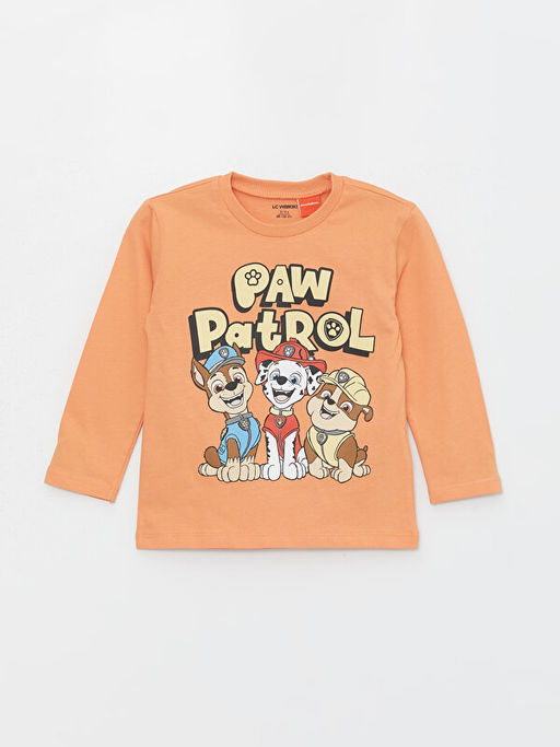 Bisiklet Yaka Paw Patrol Bask?l? Erkek Bebek Sweatshirt ve E?ofman Alt 2li - Waikiki фото 2