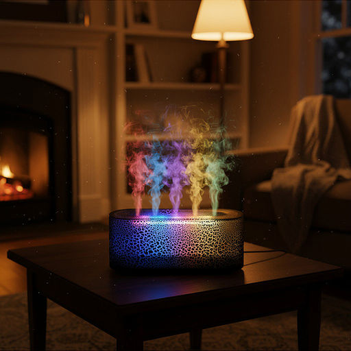 Светильник-увлажнитель "Чёрная лава" в коробке