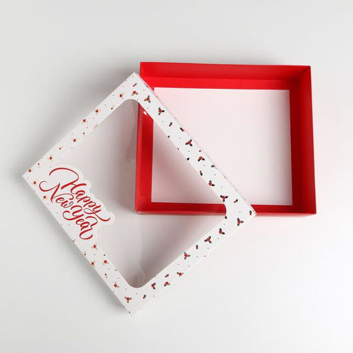 Коробка подарочная Happy New Year, 23.5 20.5 5.5 см - Дарите счастье фото 4