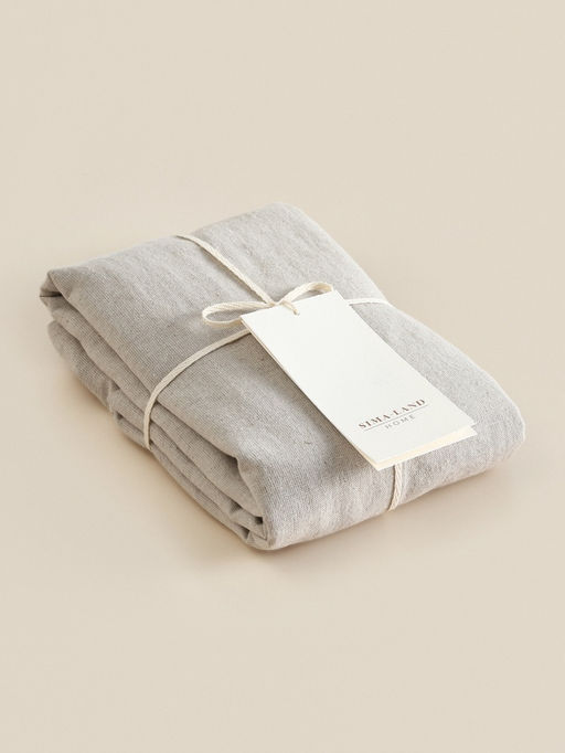 Наволочка SL Home Linen collection, 5070 см, серая, хлопок, 70%, лён 30% - Sima-land home фото 6