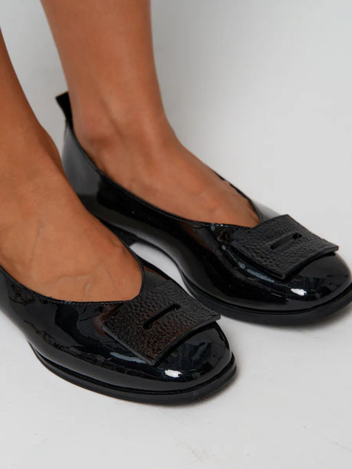 Туфли женские черные, н/к MV1186-010