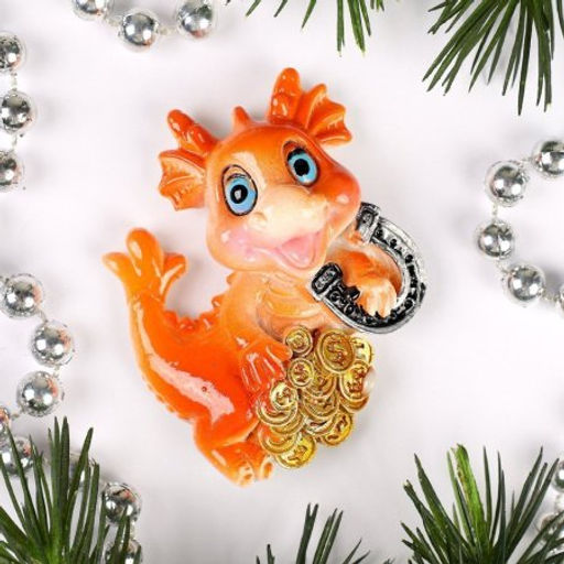 Магнит Дракон / 23573-1 /уп 36/576/ Символ года 2024 - Галеонтрейд фото 4