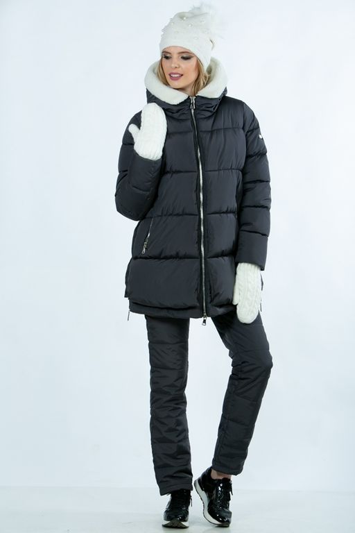 Куртка зимняя из плащевой ткани  на синтепухе - А+б коллекция фото 5