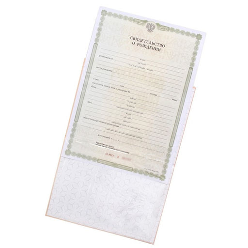 Папка для свидетельства о рождении Лев, А5 - Долго и счастливо фото 4