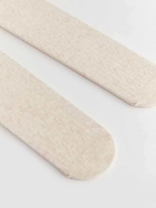 Kendinden Desenli K?z Bebek K?lotlu ?orap 2li