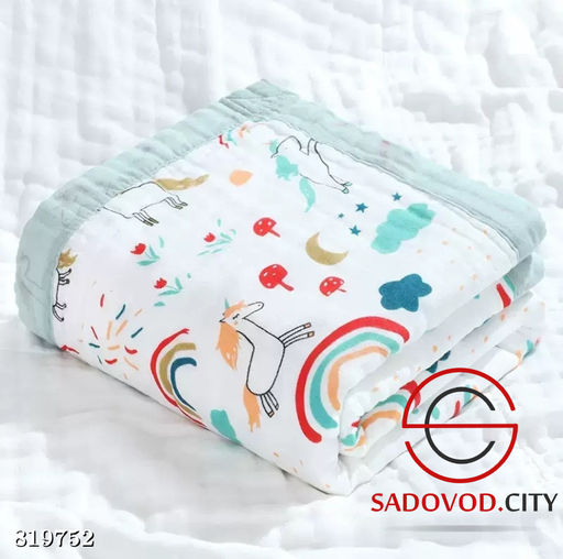 Плед- одеяло из хлопка для малышей