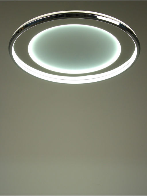 Люстра Karin 92 Вт LED 3000-6000К хром Ø60×6 см