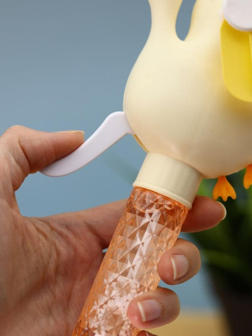 Портативный механический ручной вентилятор Funny goose, white