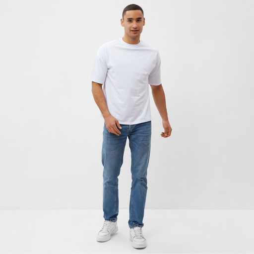 Футболка мужская MINAKU: Exclusive print, цвет белый, размер 48