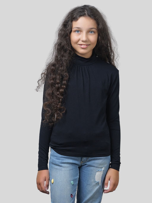 Водолазка для девочек ВК-21Д. 30-26 черный