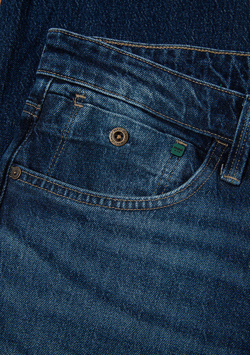 London Regenerative Koyu Mavi Denim Jean Pantolon  фото 13