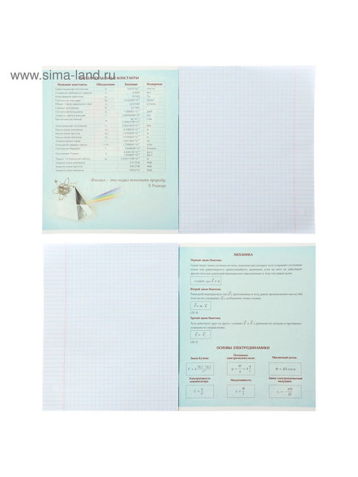 Набор предметных тетрадей 48 листов Calligrata «Фото», 10 предметов