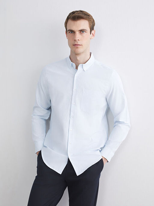 Regular Fit Uzun Kollu Arm?rl? Erkek G?mlek