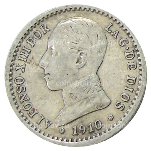 50 сентимо 1910 года Испания