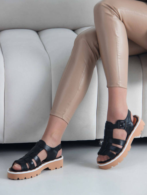 Босоножки EDART 2025.5151be. Черный  фото 9